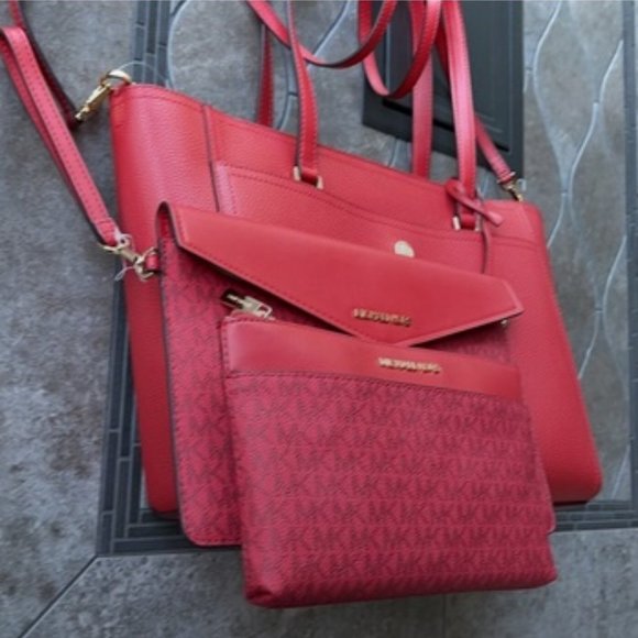 Michael Kors Maisie Large 3in1 Tote Bag Leather - Picture 2 of 16